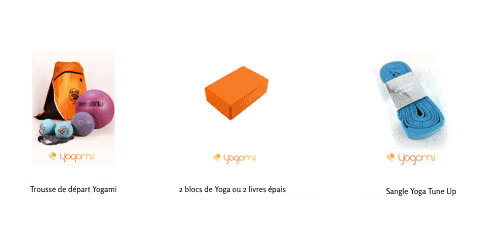 Trousse de départ Yogami, Blocs de Yoga et Sangle Yoga Tune Up