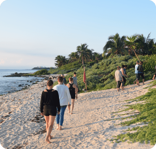 Marche plein conscience le matin - slider